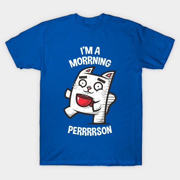 Morning Cat T-Shirt by krisren28